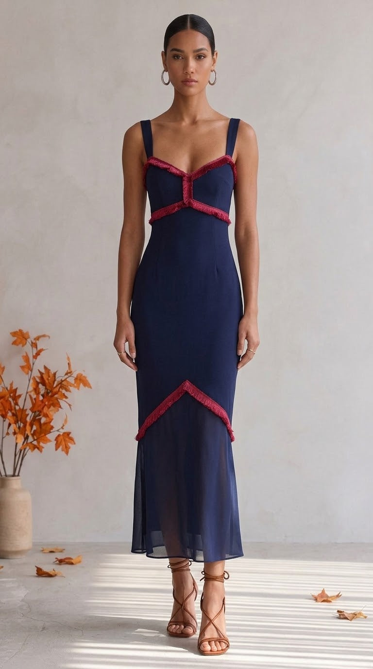 Vestido Bisel
