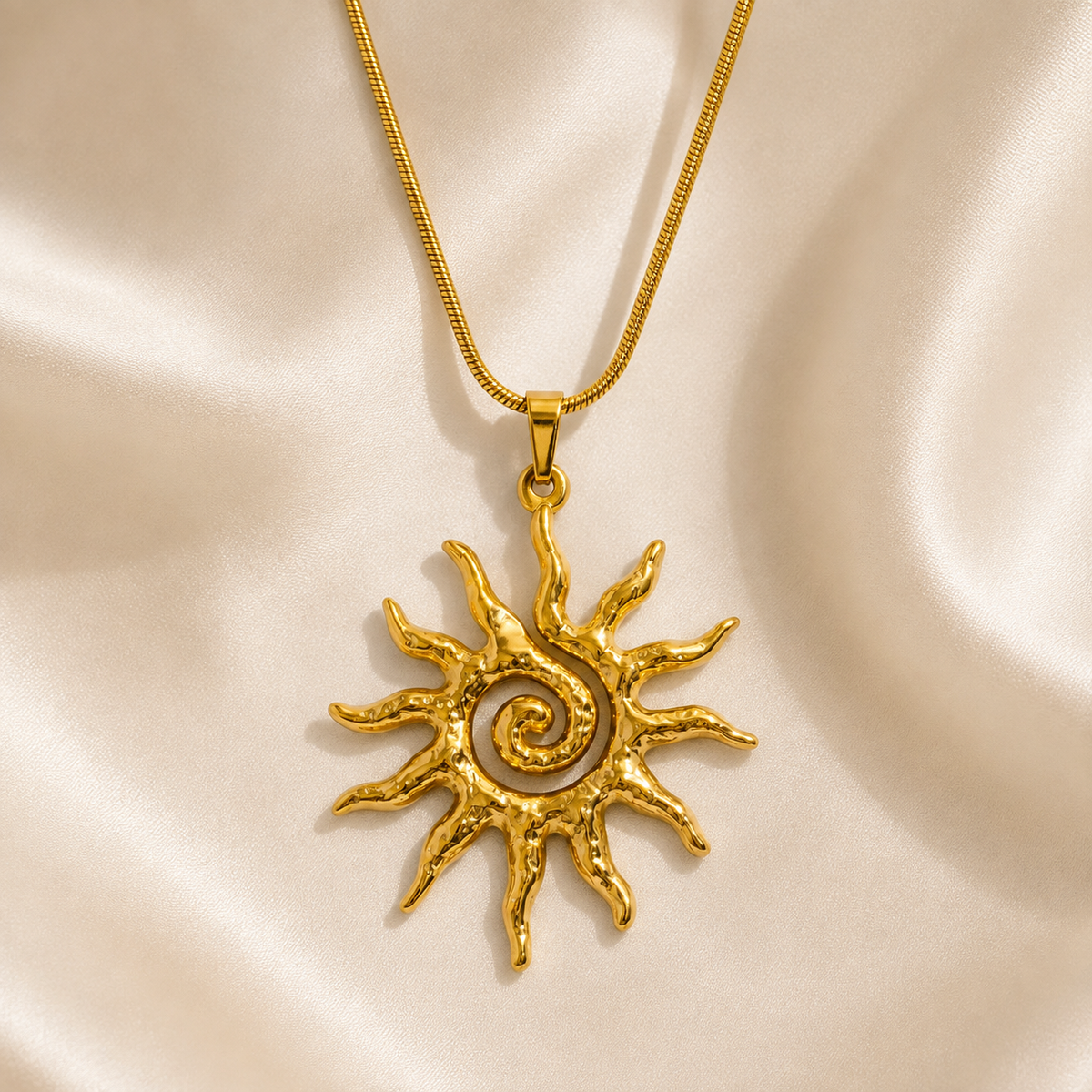 Collar Sol Espiral
