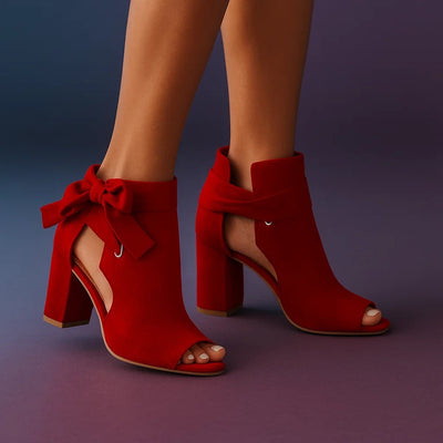 Botas de tacón Lazo